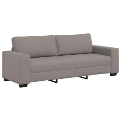 Sofa 3-osobowa, kolor taupe, 180 cm, tkaniną