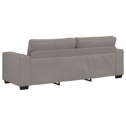 Sofa 3-osobowa, kolor taupe, 180 cm, tkaniną