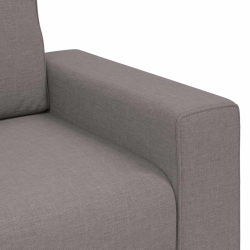 Sofa 3-osobowa, kolor taupe, 180 cm, tkaniną