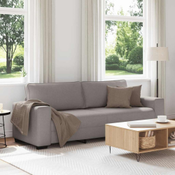 Sofa 3-osobowa, kolor taupe, 180 cm, tkaniną