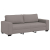 Sofa 3-osobowa, kolor taupe, 180 cm, tkaniną
