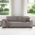 Sofa 3-osobowa, kolor taupe, 180 cm, tkaniną