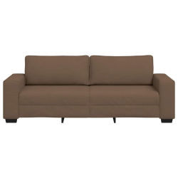Sofa 3-osobowa, brązowa, 180 cm, tkaniną