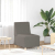 Sofa Fotel Jasnoszary 55 cm Tkanina sztruksowa