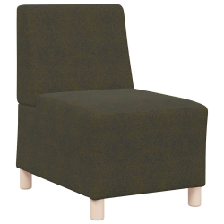 Sofa Fotel Armia Zielony 55 cm Skóra zamszowa