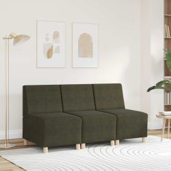 Sofa Fotel Armia Zielony 55 cm Skóra zamszowa
