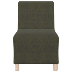 Sofa Fotel Armia Zielony 55 cm Skóra zamszowa