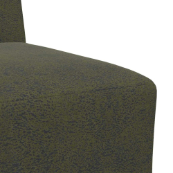 Sofa Fotel Armia Zielony 55 cm Skóra zamszowa