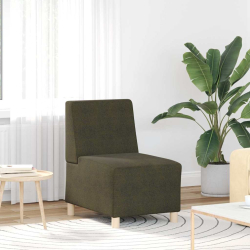 Sofa Fotel Armia Zielony 55 cm Skóra zamszowa