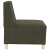 Sofa Fotel Armia Zielony 55 cm Skóra zamszowa
