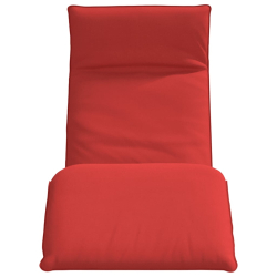 Leżak składany czerwony 175x54x8,5 cm Oxford Fabric