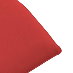 Leżak składany czerwony 175x54x8,5 cm Oxford Fabric