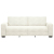 Sofa 3-osobowa, kremowy, 180 cm, tapicerowana aksamitem