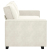 Sofa 3-osobowa, kremowy, 180 cm, tapicerowana aksamitem