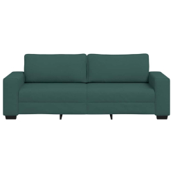 Sofa 3-osobowa, ciemnozielona, 180 cm, tkaniną