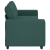 Sofa 3-osobowa, ciemnozielona, 180 cm, tkaniną