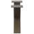 Nogi do stolika kawowego, 2 szt., naturalna stal, 50x(30-31) cm