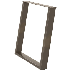 vidXL Nogi do stołu jadalnianego, 2 szt., 80x(72-73) cm, stal