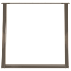 vidXL Nogi do stołu jadalnianego, 2 szt., 80x(72-73) cm, stal