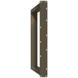 vidXL Nogi do stołu jadalnianego, 2 szt., 80x(72-73) cm, stal