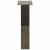 Nogi do stolika kawowego, 2 szt., naturalna stal, 38x(42-43) cm
