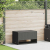 Pudełko na poduszki ogrodowe czarne 100x55x55,5 cm polirattan