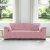 Sofa 3-osobowa, różowa, 178 cm, aksamit
