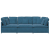 Sofa modułowa z poduszkami Velvet Blue