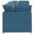 Sofa modułowa z poduszkami Velvet Blue