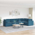 Sofa modułowa z poduszkami Velvet Blue