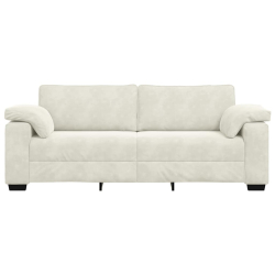 Sofa 3-osobowa, kremowa, 178 cm, aksamit