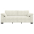 Sofa 3-osobowa, kremowa, 178 cm, aksamit