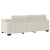 Sofa 3-osobowa, kremowa, 178 cm, aksamit