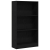Regał biblioteczny Czarny Dąb 60x24x109 cm Drewno klejone