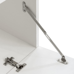 Meblościanka pod TV z LED, 4 części, wysoki połysk, czarna