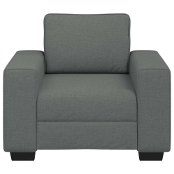 Sofa Fotel Ciemnoszary 60 cm Tkanina