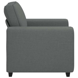 Sofa Fotel Ciemnoszary 60 cm Tkanina