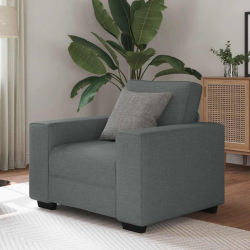 Sofa Fotel Ciemnoszary 60 cm Tkanina
