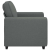 Sofa Fotel Ciemnoszary 60 cm Tkanina