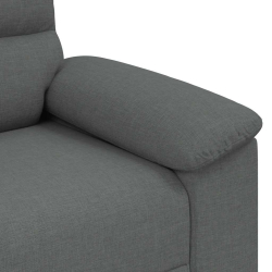 Sofa Fotel Ciemnoszary 60 cm Tkanina