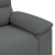 Sofa Fotel Ciemnoszary 60 cm Tkanina