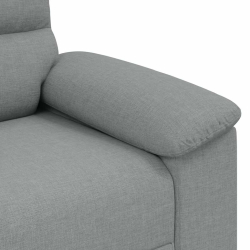 Sofa 2-osobowa Jasnoszara 120 cm Tkanina