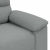 Sofa 2-osobowa Jasnoszara 120 cm Tkanina
