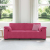 Sofa 3-osobowa, kolorze czerwonego wina, 178 cm, aksamit