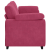 Sofa 3-osobowa, kolorze czerwonego wina, 178 cm, aksamit