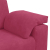 Sofa 3-osobowa, kolorze czerwonego wina, 178 cm, aksamit