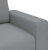 Sofa 2-osobowa Jasnoszara 120 cm Tkanina