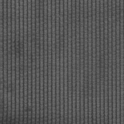 Sofa dwuosobowa Ciemnoszara 120 cm Tkanina sztruksowa