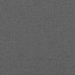 Sofa 2-osobowa, ciemnoszara, 140 cm, tapicerowana tkaniną