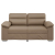 2-osobowa sofa, kolor cappuccino, 120 cm, sztuczna skóra